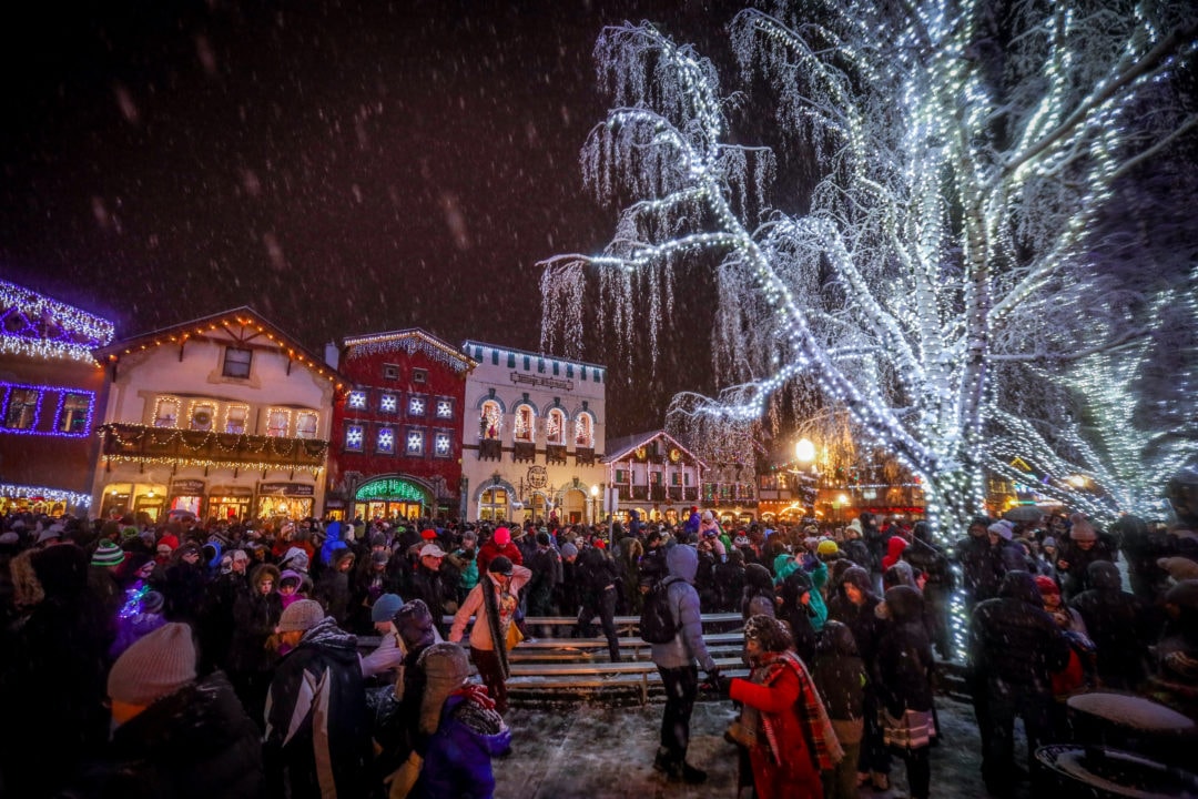 Christmas is a popular time in Leavenworth.