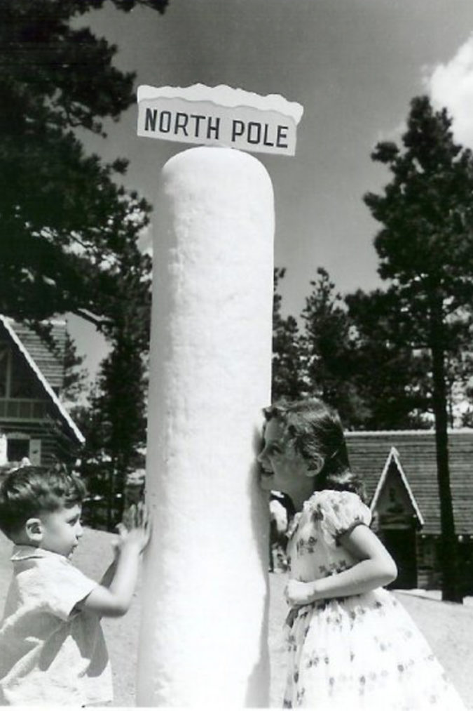 The North Pole has been frozen since the 1950s.