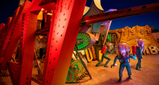 Bright lights and Beetlejuice: Tim Burton’s ‘Lost Vegas’ exhibit at the Neon Museum pays homage to Sin City’s gritty past