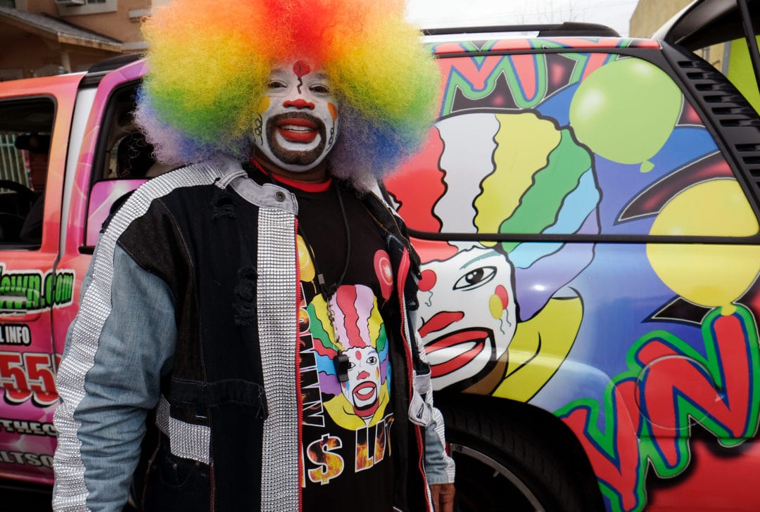 Thomas "Tommy the Clown" Johnson is the entertainer who created the “clowning” dance style. Tommy the Clown appears in the parade with his squad of hip hop dancers who perform quick and powerful freestyle movements to express their raw emotions on this meaningful day.  