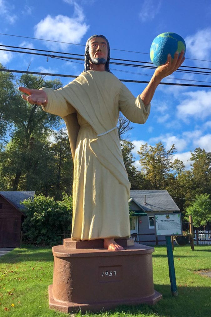 Statue of Jesus.
