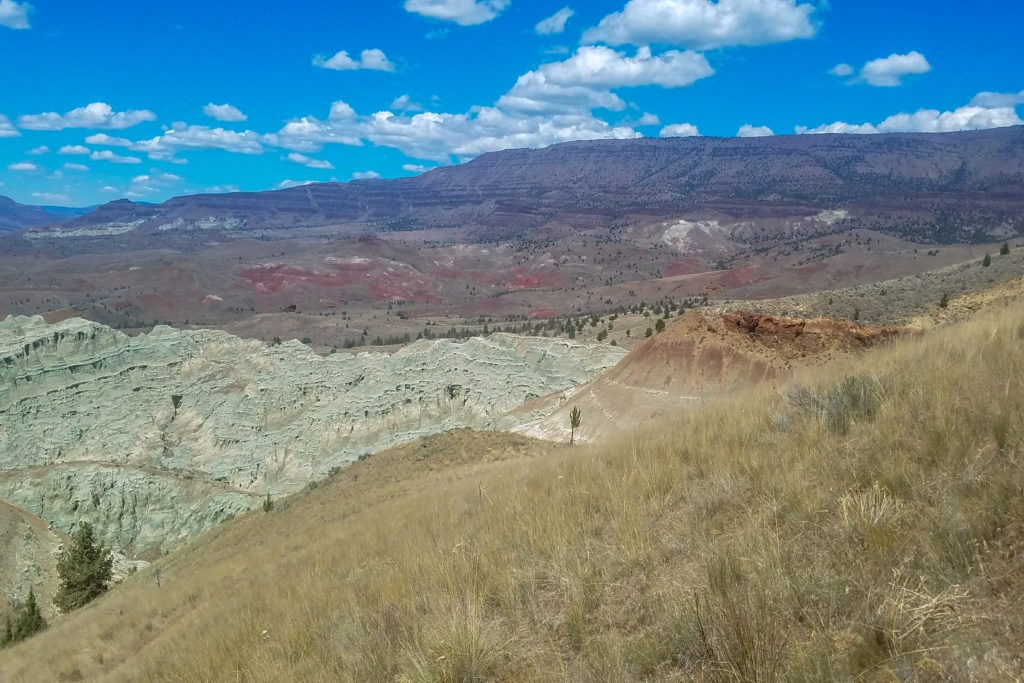 View from the ridge of Blue Basin.