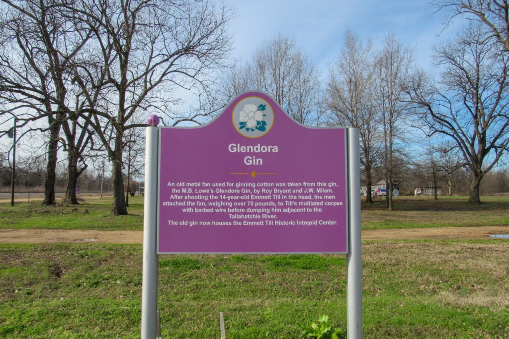 Glendora Gin sign.