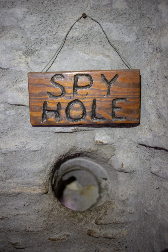 Spy hole.