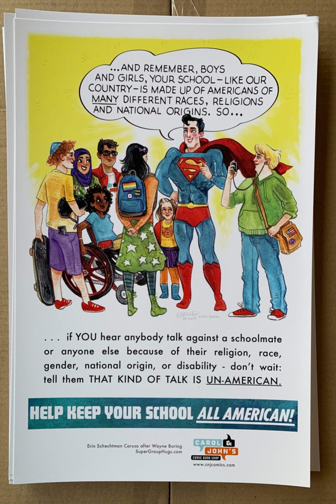 A Superman flyer.