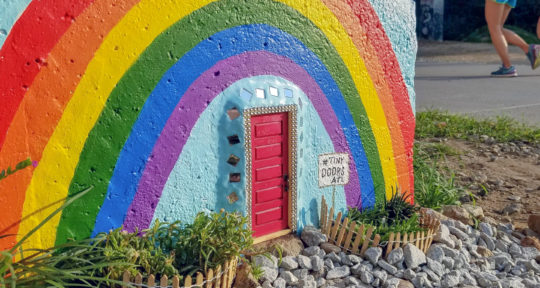 What’s behind all those tiny doors in Atlanta? Their creator wants you to use your imagination