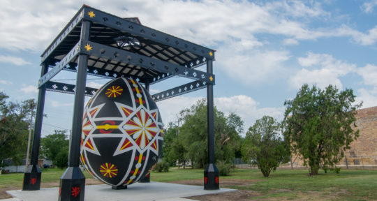 The ‘Czech Capital of Kansas’ celebrates its heritage with a larger-than-life painted egg and annual festivities