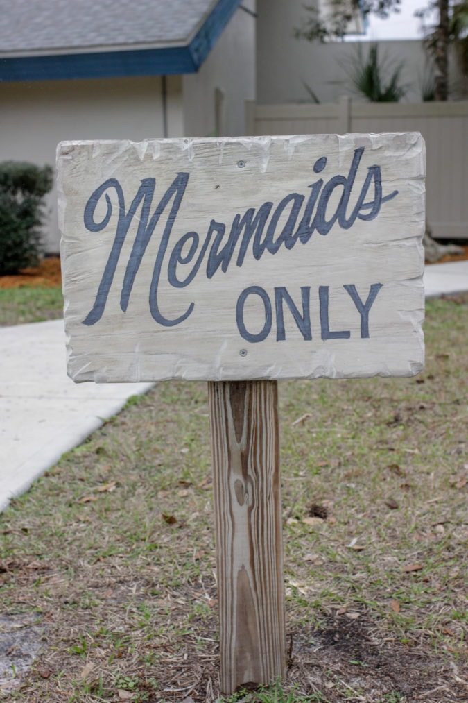 Mermaids only.