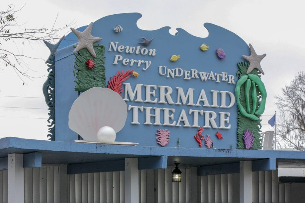 The Newton Perry Underwater Mermaid Theatre.