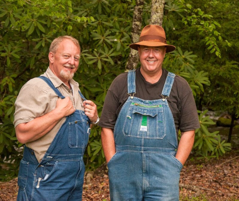 Manes with his best friend and Moonshiners partner, Mark Ramsey