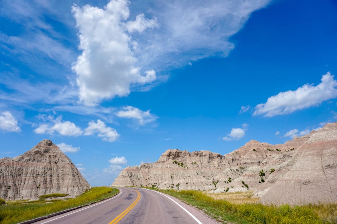 A view from Badlands National Park