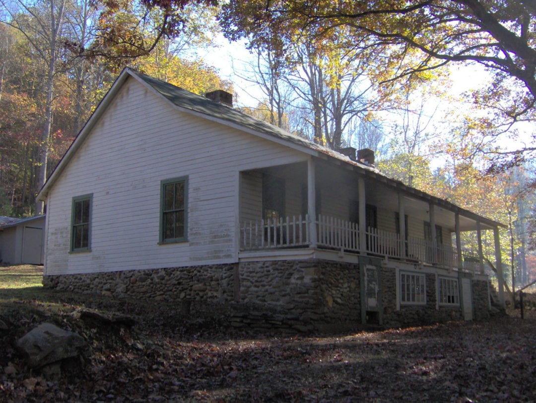 The Calhoun House in the Proctor section of the Great Smoky Mountains