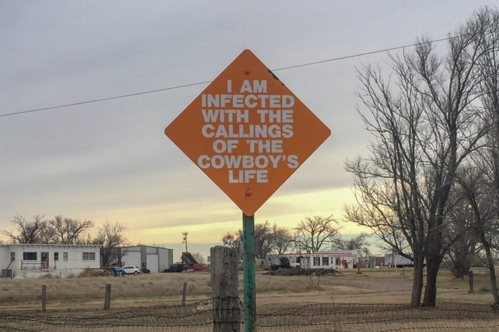 "I am infected with the callings of the cowboy's life."