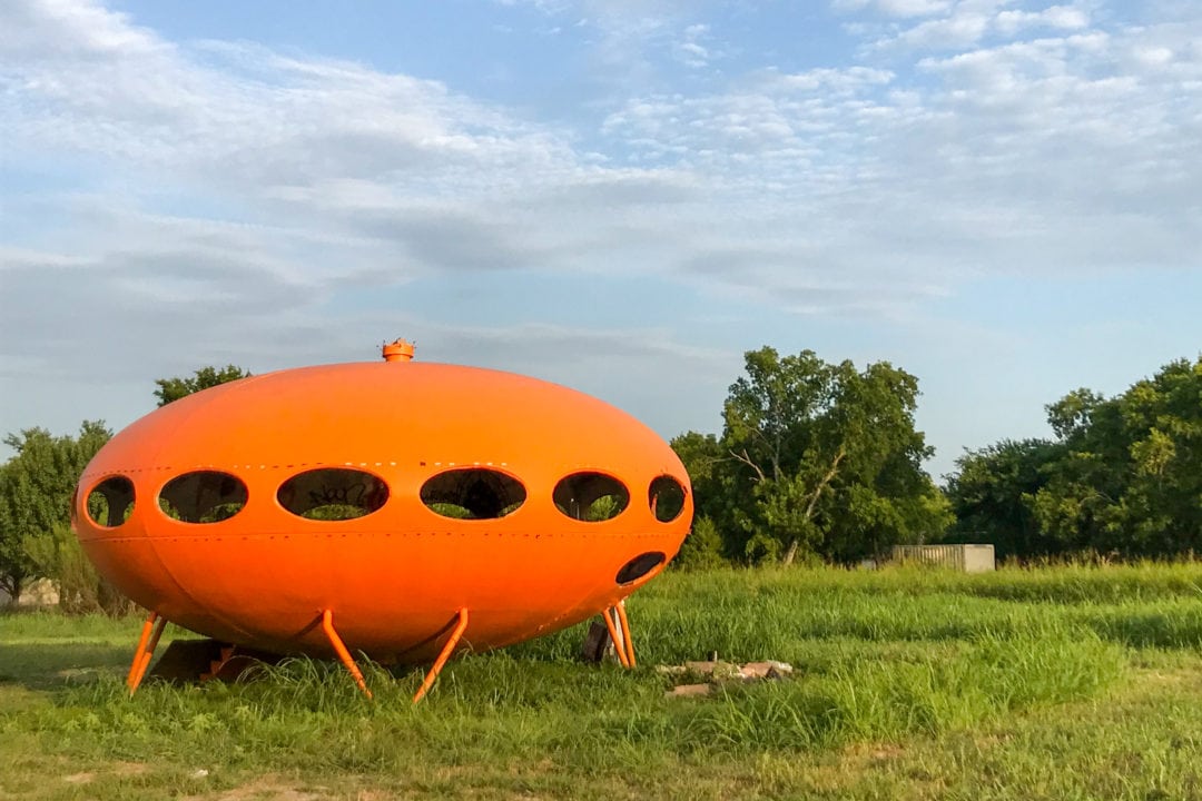 The U.S. Futuro houses were manufactured in New Jersey.