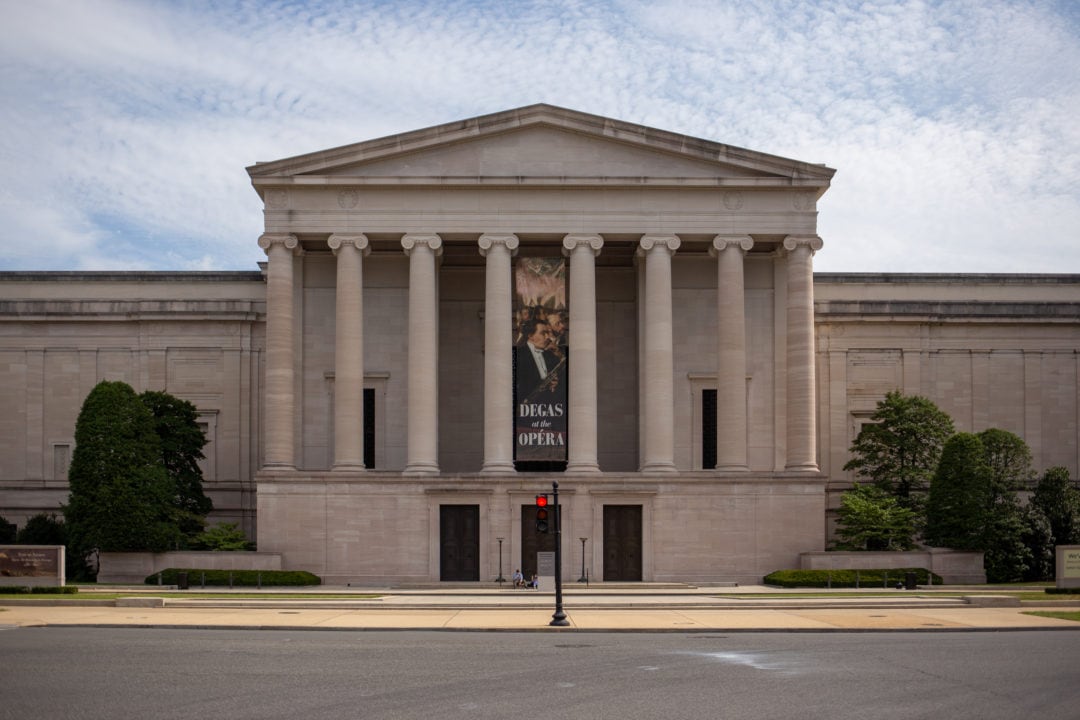 The National Gallery of Art's West Building.