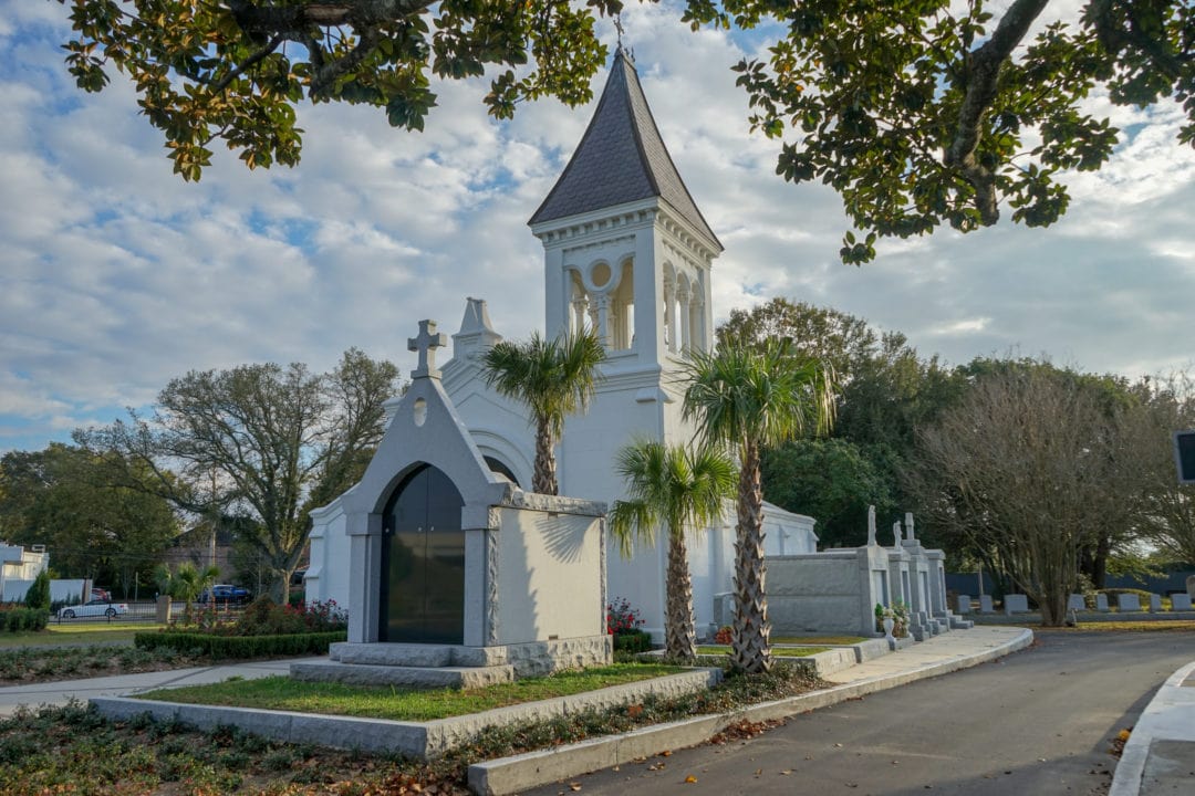 Metairie Cemetery is one of NOLA's largest burial grounds.