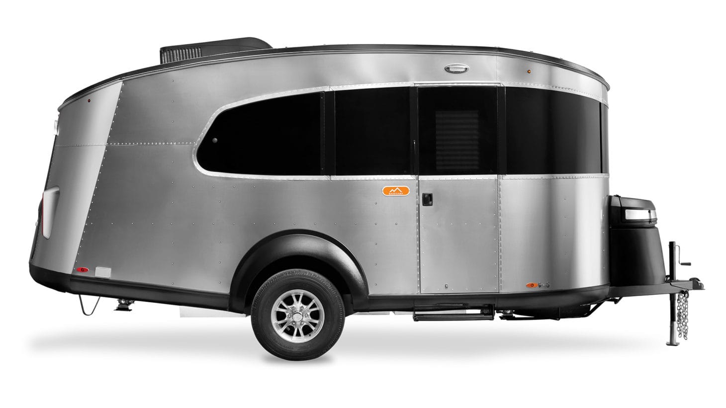 A product photo of the Airstream Basecamp set on a white background