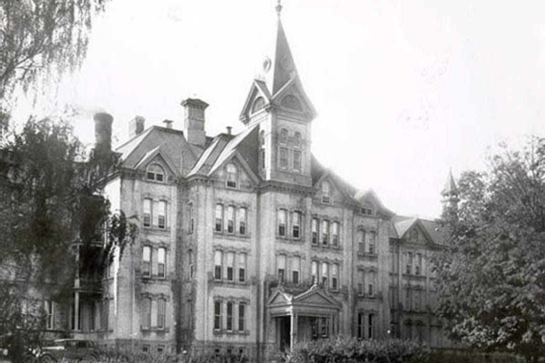 Historic photo of the Northern Michigan Asylum.