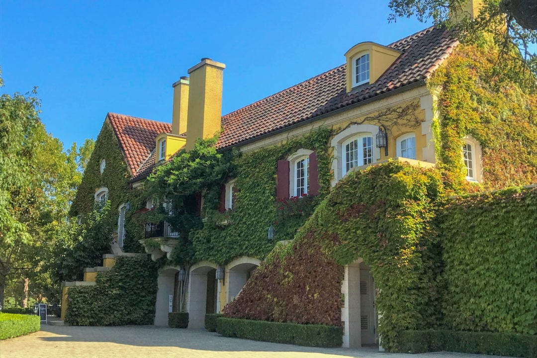 The ivy-covered chateau at Jordan Winery.