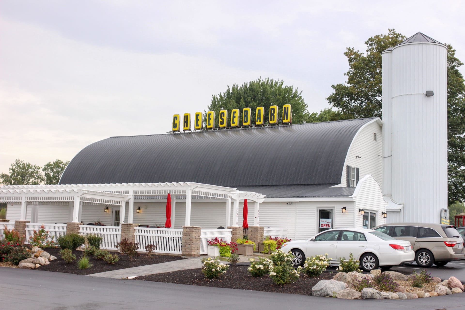 The cheese emporium’s flagship barn is located just off I-71 in Ashland, Ohio.