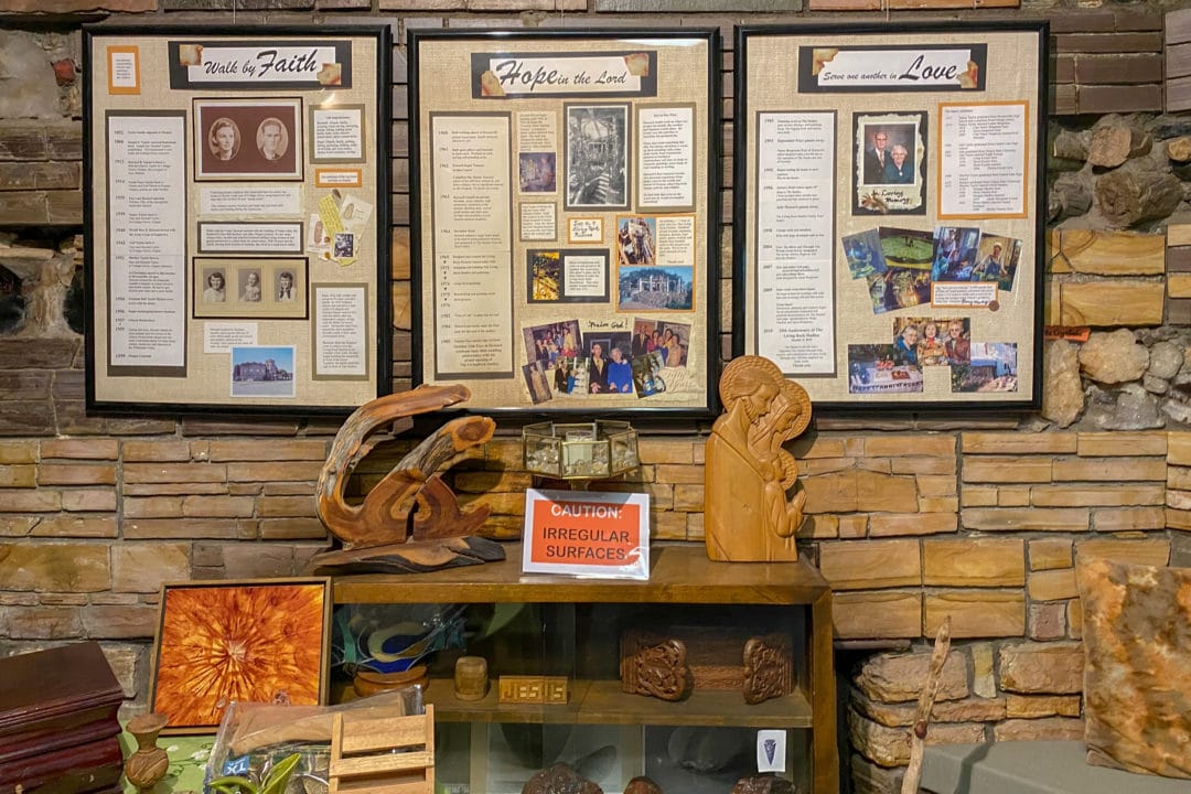 Wood carvings and family history.