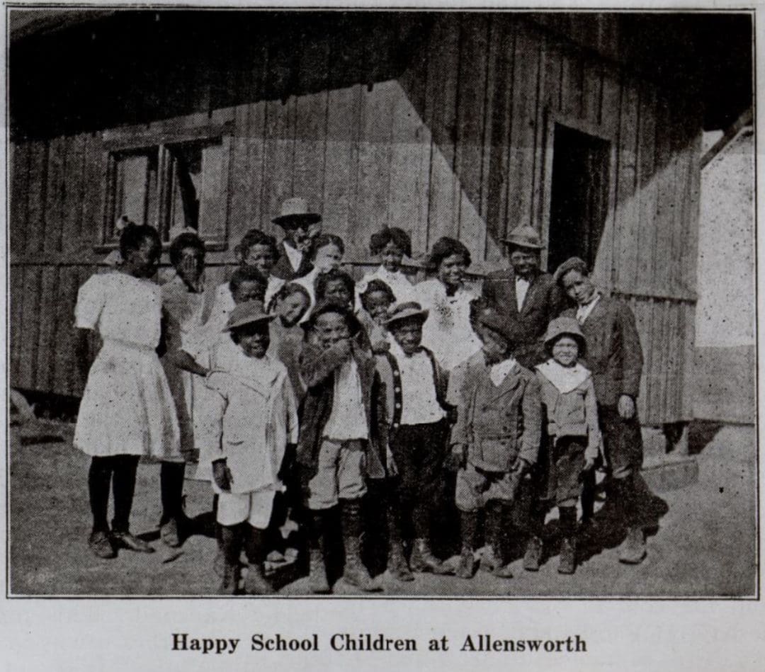 School children at Allensworth.