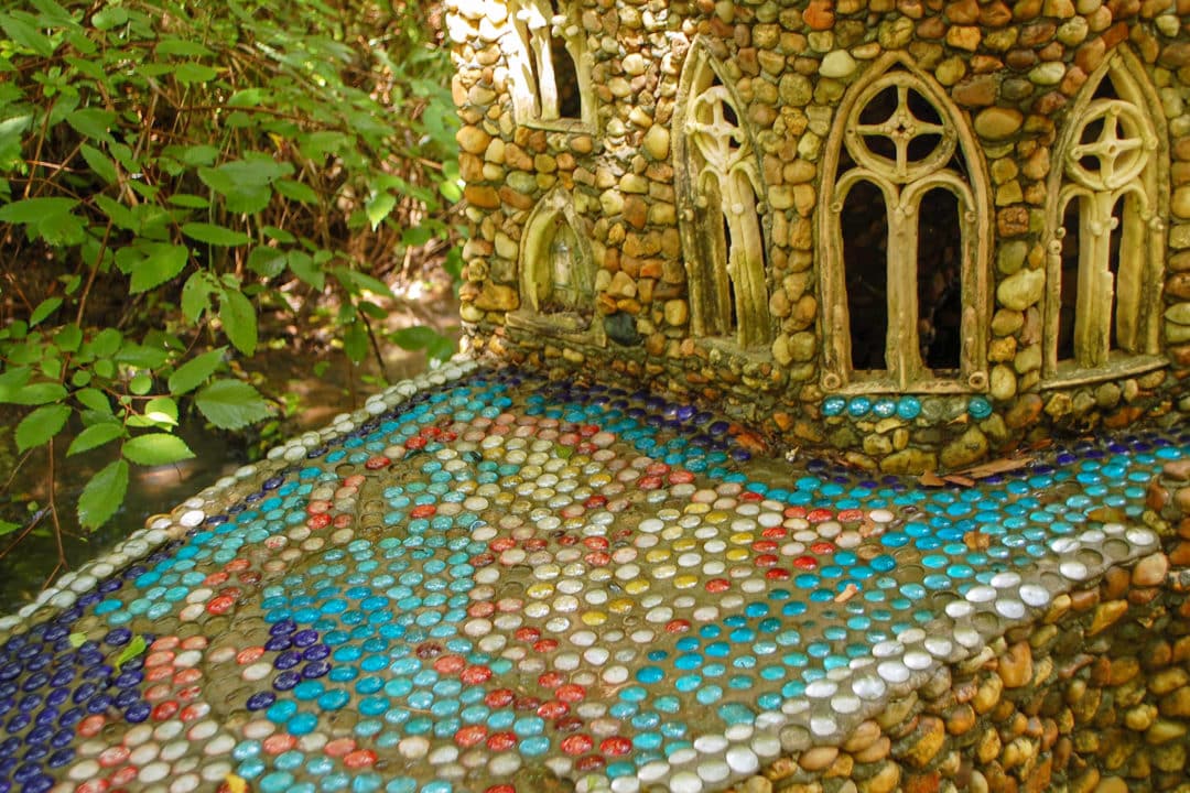 Pebble mosaic.