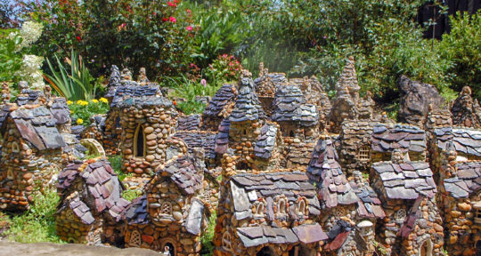 A Georgia miniature stone village features tiny landmarks from around the world