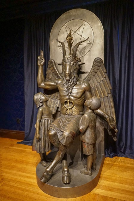 Salem's Satanic Temple hosts macabre art and movie nights in a former ...