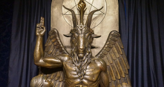 Salem’s Satanic Temple hosts macabre art and movie nights in a former funeral home