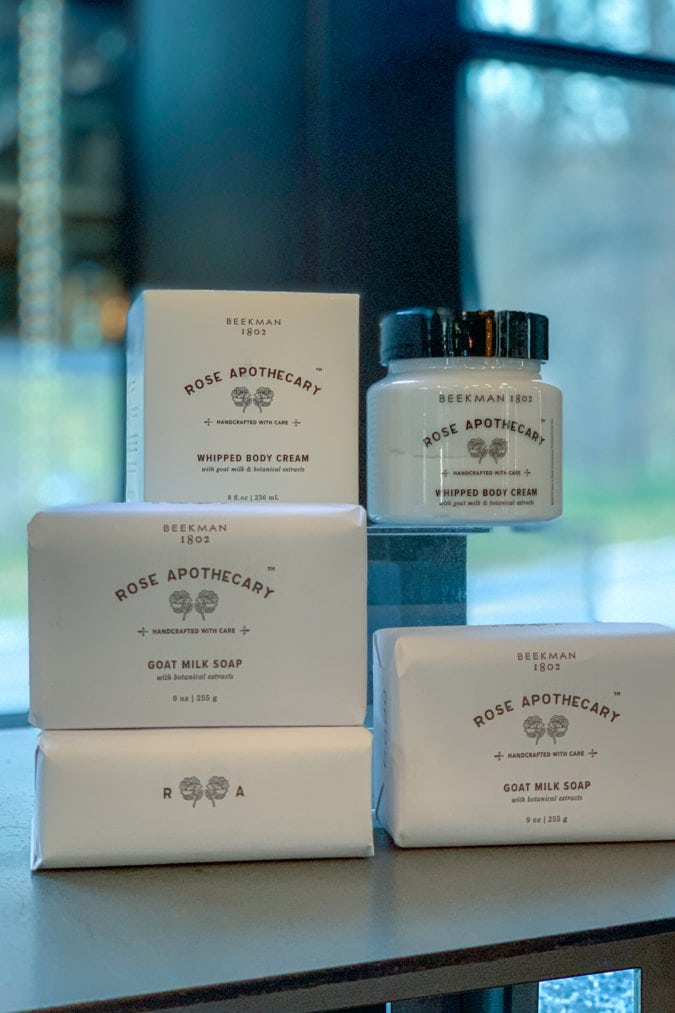 Rose Apothecary products at Beekman 1802