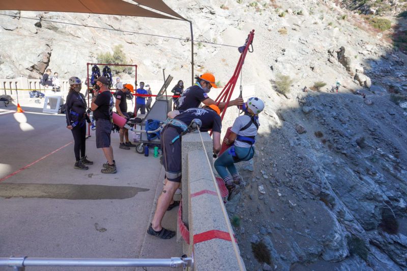Bungee jumping off the Bridge to Nowhere is a fullday adventure, not
