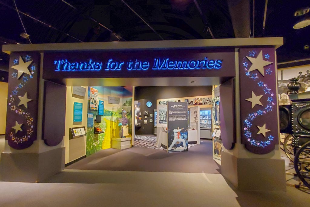 "Thanks for the Memories" exhibit on celebrity deaths