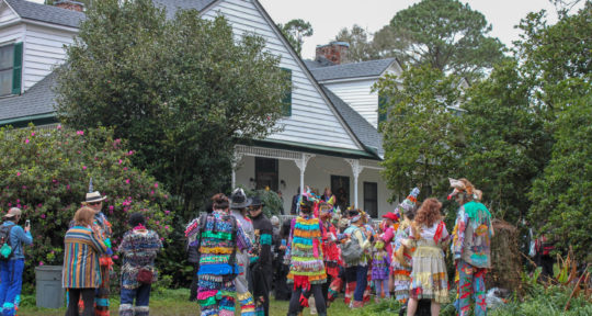 Southern Louisiana’s Courir de Mardi Gras is a colorful—and sometimes creepy—Cajun tradition
