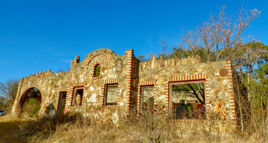 The ruins of Outlaw Station stand as a reminder of Prohibition in ‘Petrified City’