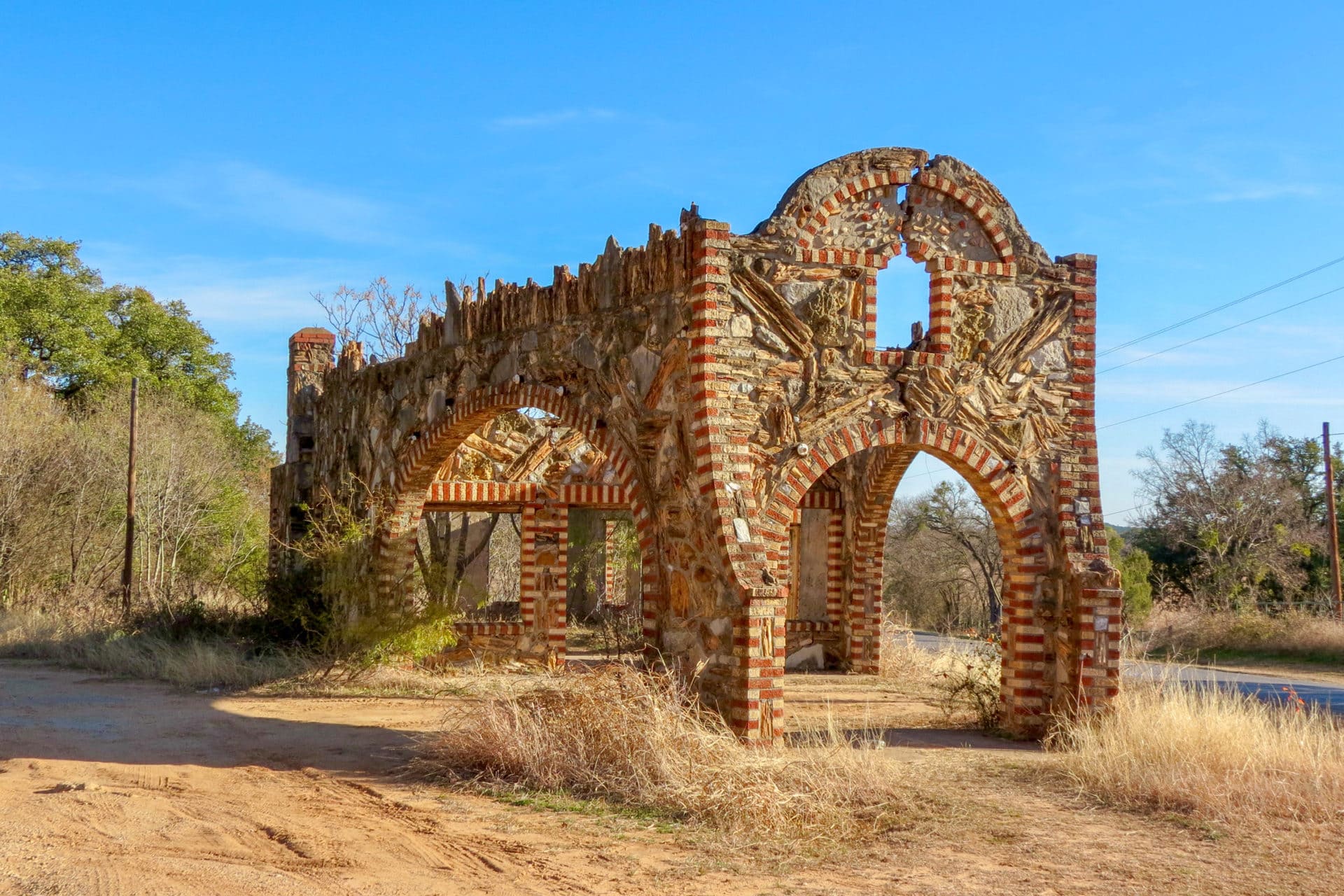 The ruins of Outlaw Station stand as a reminder of Prohibition in  'Petrified City'