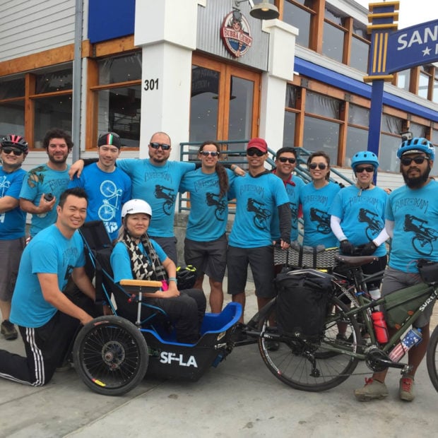 A 500-mile adaptive bike trip proving that with the help of friends, anything is possible