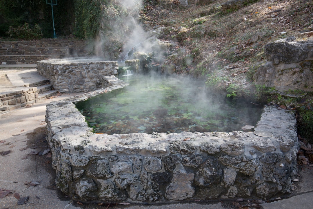 Mineral springs in Hot Springs National Park