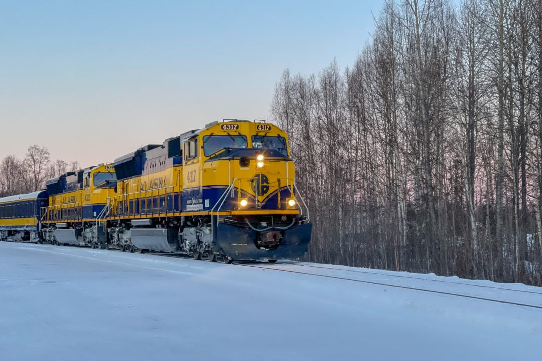 The Alaska Railroad operates the last whistle stop route left in the country