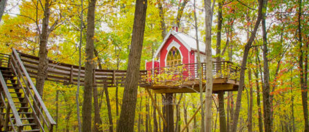 The best treehouse hotels in North America