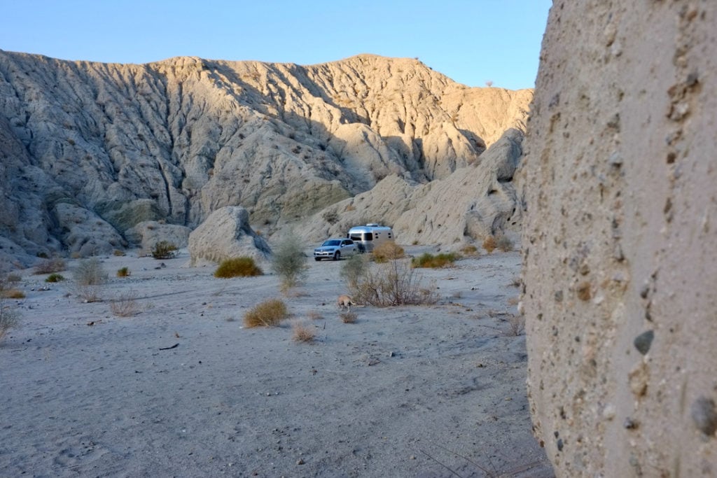 An Airstream in the desert