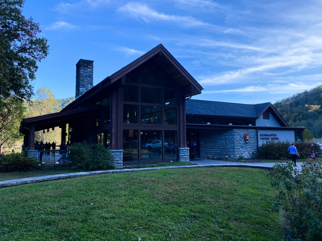 Visitor center at national park