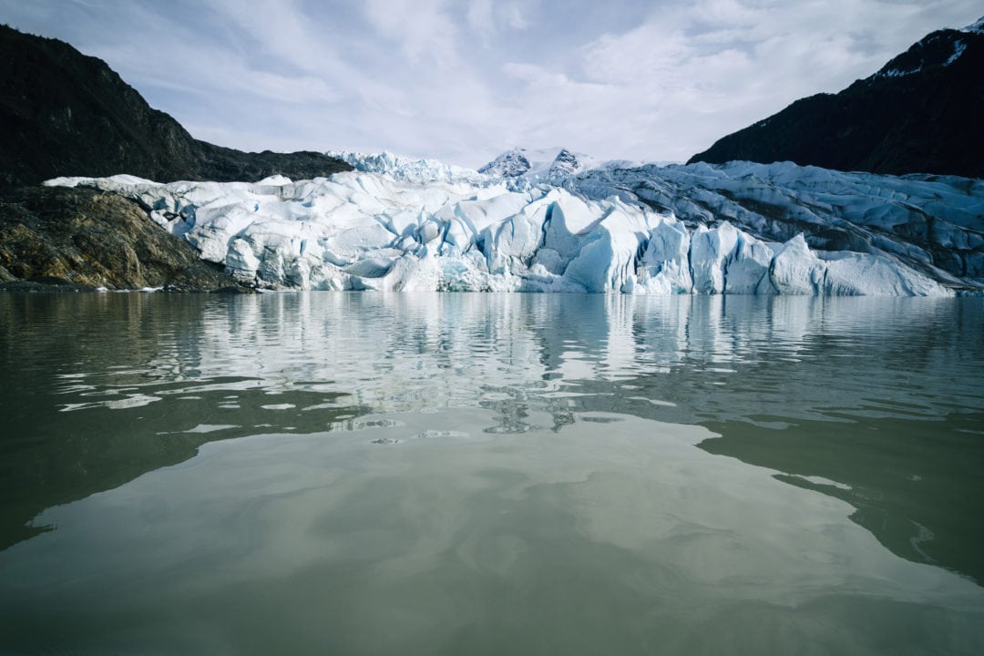 a large glacier