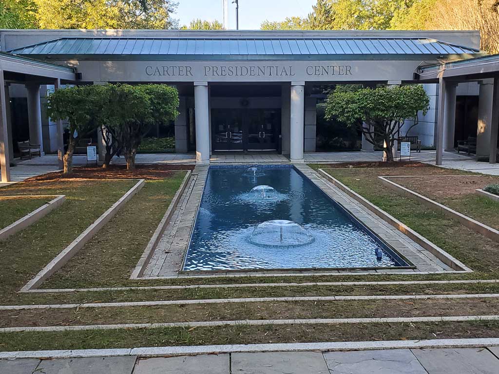 The Jimmy Carter Presidential Center in Atlanta, Georgia