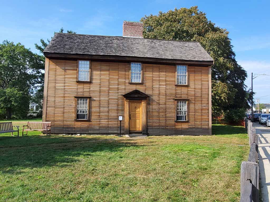 Old, historic home where John Adams lived