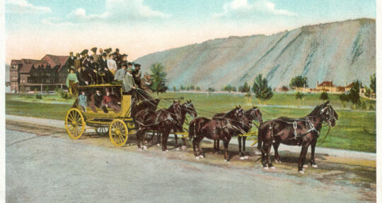 Celebrate 150 years of Yellowstone National Park with a historic stagecoach tour