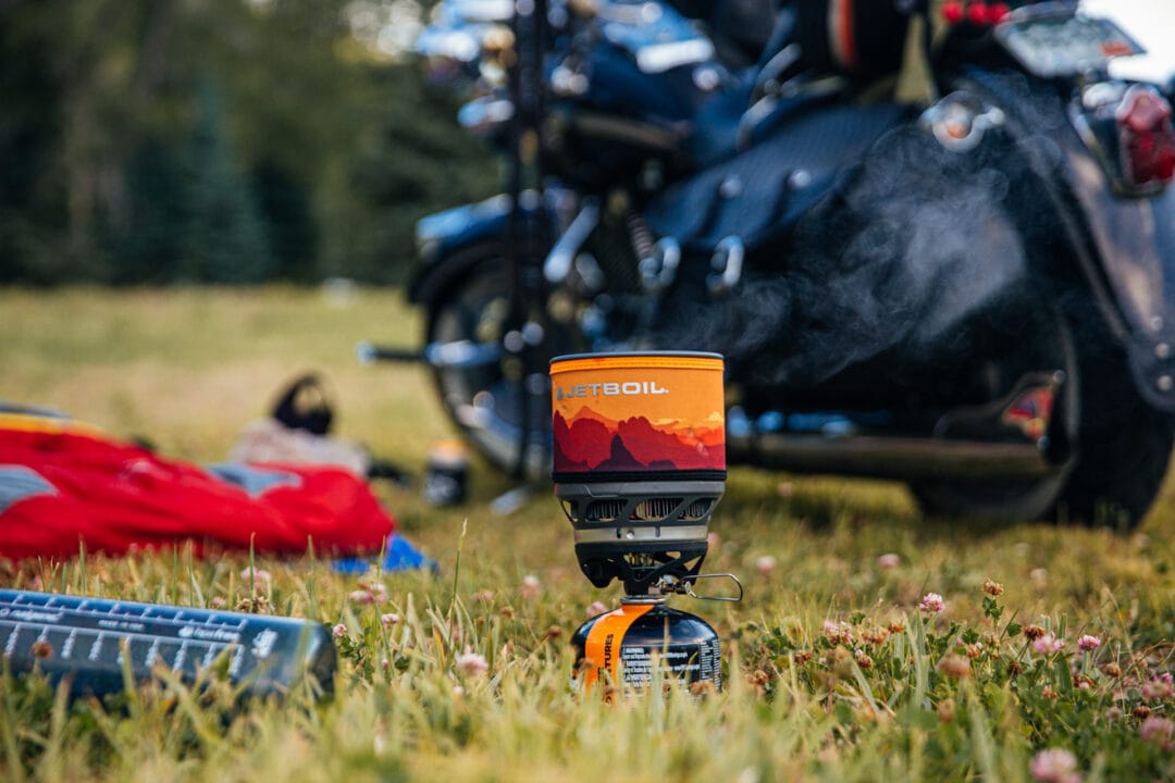Brewing coffee in a jetboil