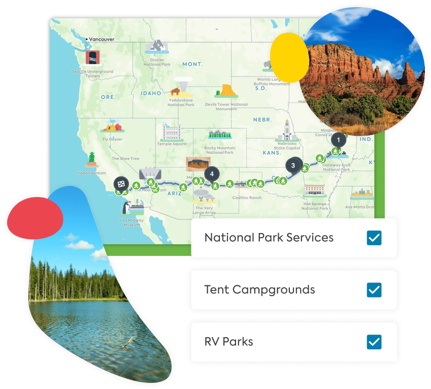 Road Trip Planner – Build your itinerary and find the best stops