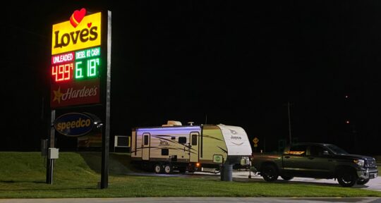 Overnight RV Parking at Love’s Travel Stops