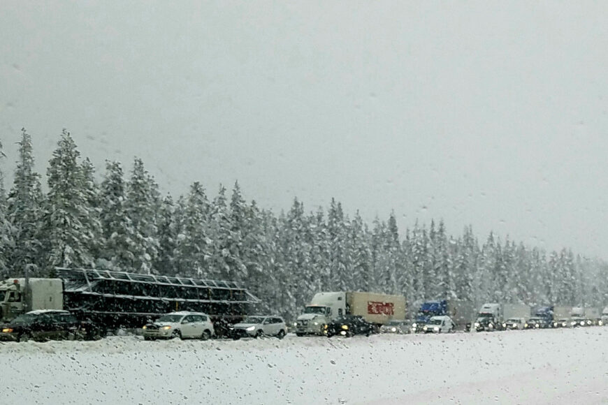 How a Canadian Rockies winter road trip turned into a 28-hour highway nightmare